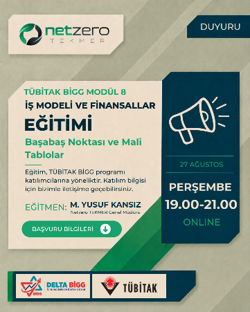 TÜBİTAK BİGG İş Modeli ve Finansallar Eğitimi